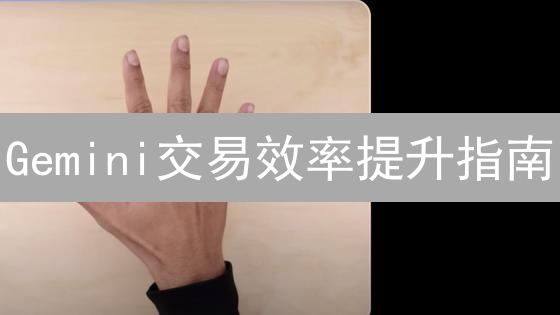 Gemini交易效率提升指南：5招助你玩转加密货币！